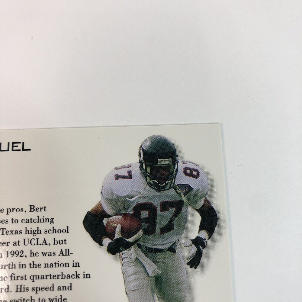 1994 Classic NFL Rookie Card BERT EMANUEL Atlanta Falcons, Super Bowl 29, Rare - Picture 9 of 10